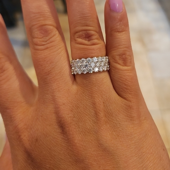 Jewelry - New Certified 2.8 ctw. Brilliant Cut Diamond Moissanite women's ring size 8